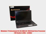 Lenovo ThinkPad Edge E555 20DH002QUS 15.6 AMD Dual Core A6-7000 8GB RAM 500GB 5400RPM Hard