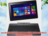 ASUS Transformer Book 10.1 T100TAM-H2-GM Detachable 2-in-1 Touchscreen Laptop 64GB+500GB (GREY