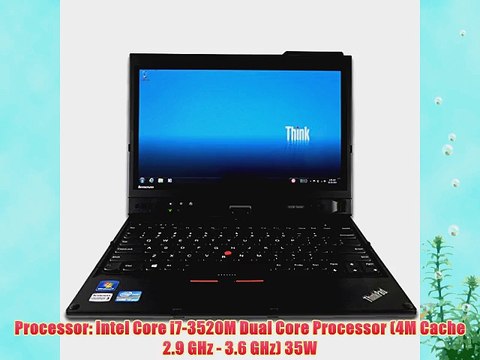 Lenovo ThinkPad X230 343524U i7-3520M 2.9 GHz Windows 7 Pro 12.5 HD Convertible Laptop Computer
