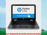 HP Pavilion 13-a012cl 13.3 Touch Convertible Laptop Computer AMD A8-6410 6GB Memory 750GB Hard