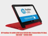 HP Pavilion 11t-n000 x360 Intel N3530 W8.1 Convertible PC (Red 4GB RAM + 500GB HDD)