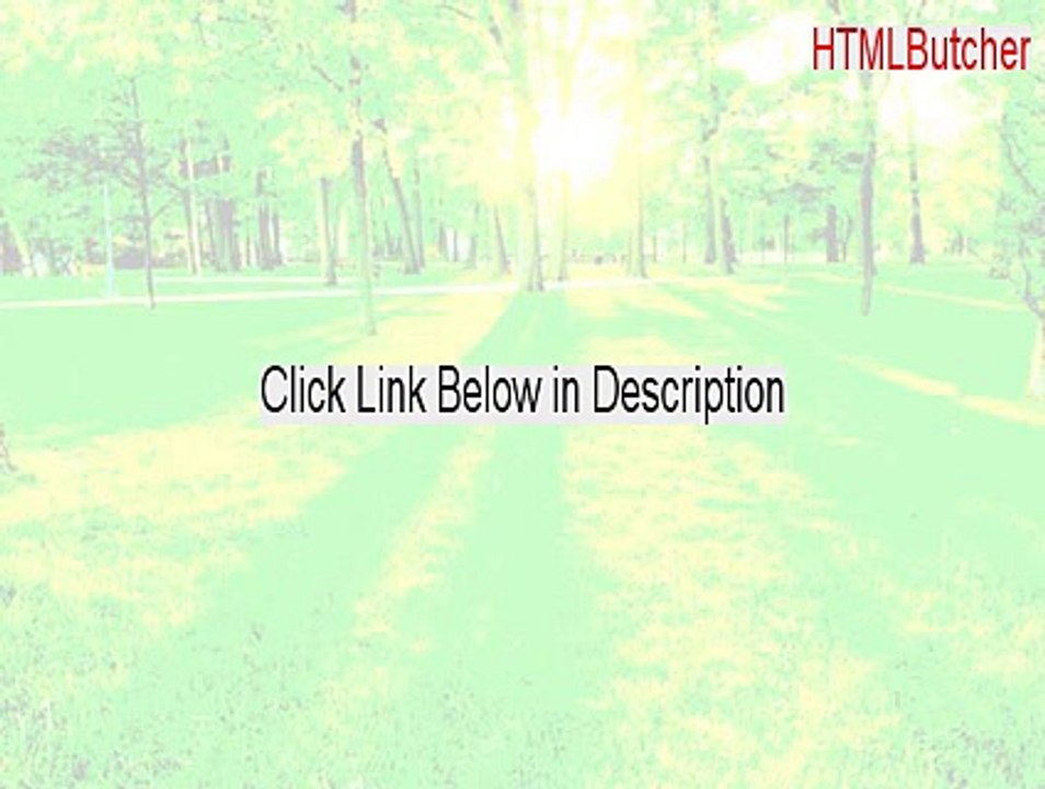 HTMLButcher Full [Download Now]