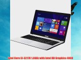 Asus X550CA 15.6 Laptop PC - Intel Core i3 4GB DDR3 500GB HD DVD±RW/CD-RW Webcam Windows 8