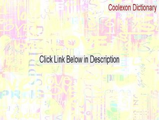 Coolexon Dictionary Cracked (coolexon dictionary translation 2015)