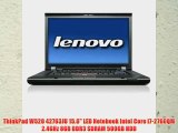ThinkPad W520 42763JU 15.6 LED Notebook Intel Core i7-2760QM 2.4GHz 8GB DDR3 SDRAM 500GB HDD