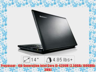 Lenovo G410 Laptop Computer - 59410761 - Black - 4th Generation Intel Core i5-4200M (2.50GHz