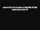 Lenovo G50-70 15.6 Inches i5 8GB RAM 1TB HDD Laptop Black (g50-70)