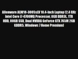 Alienware ALW18-3005sLV 18.4-Inch Laptop (2.4 GHz Intel Core i7-4700MQ Processor 8GB DDR3L