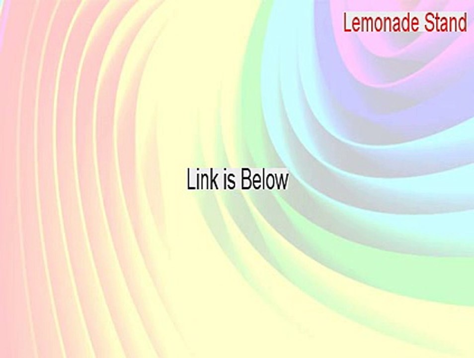 Lemonade Stand Full [Download Now]