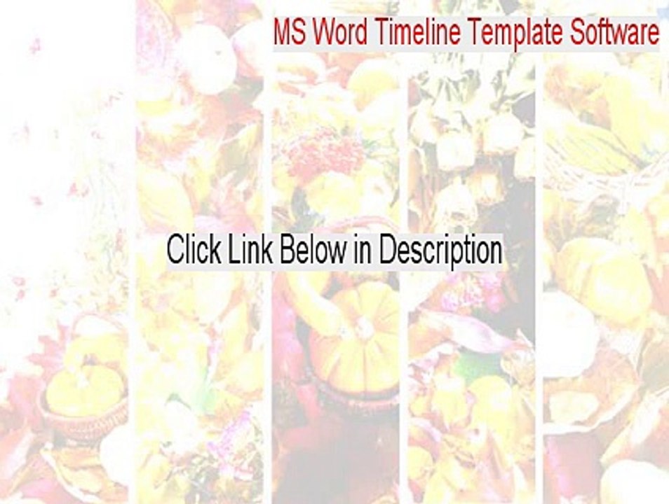 MS Word Timeline Template Software Keygen - MS Word Timeline Template Software 2015