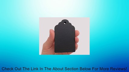 100 Count Medium Scalloped Top Tags - Create Something Truly Unique! (Black Licorice) Review