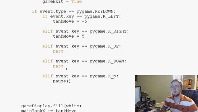 -Pygame (Python Game Development) Tutorial - 57 - Moving Tank Part 2