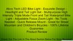 Abco Tech LED Bike Light - Exquisite Design - Headlight and Tail Light Set - Multipurpose High Intensity Triple Mode Front and Tail Waterproof Bike Light - Adjustable Focus Zoom Light - No Tools Needed - Quick Release Mount - Great for Street Mountain and