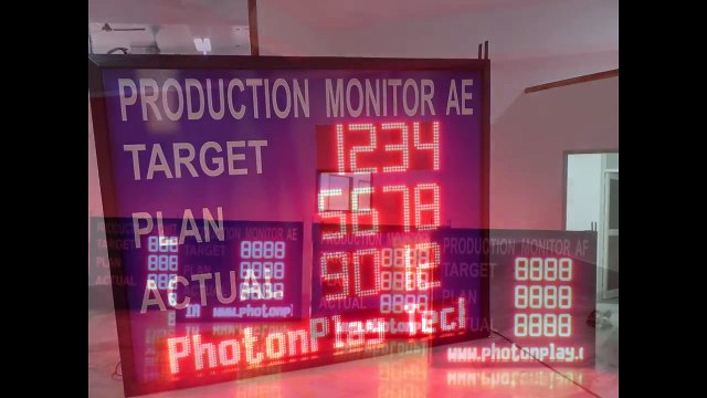 Led Display Board - Production Display - VMS - Scrolling display board - Leaders from India