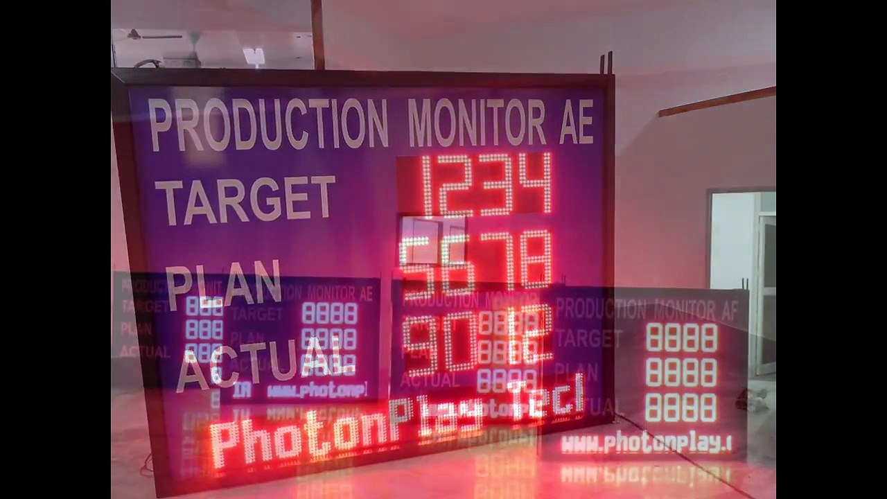 Led Display Board - Production Display - VMS - Scrolling display board - Leaders from India