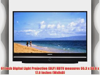 Samsung HL-S6186W 61-Inch DLP HDTV