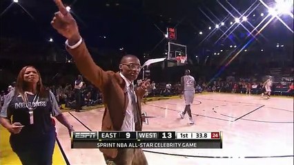 Usain Bolt's two-handed slam in Celebrity Game!