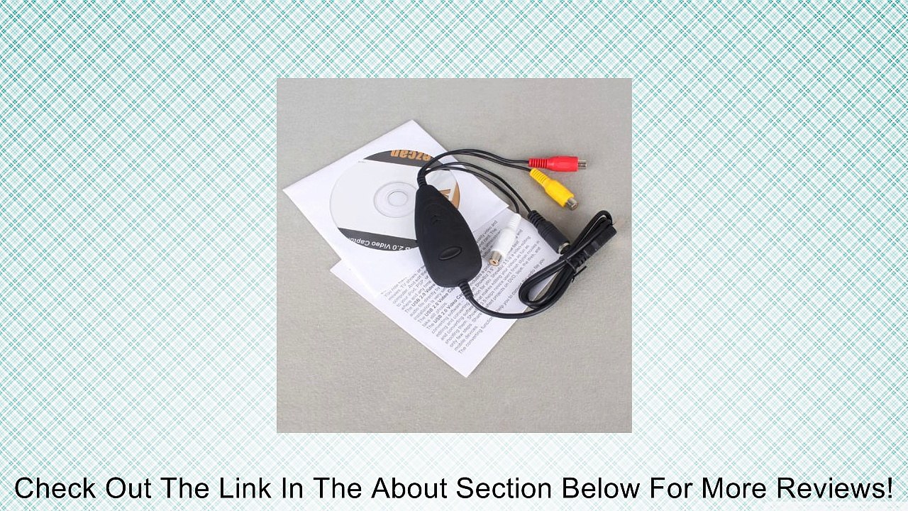 TOTMC� USB 2.0 Video Capture Adapter for Windows Xp/2000/ Vista/ Win7/Win 8 Review