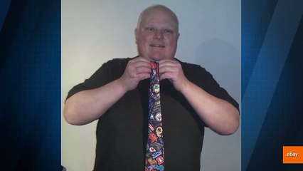 Rob Ford's Crack Tie is Selling for Big Bucks on eBay