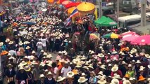 ประเพณีบวชช้างจังหวัดสุโขทัย (Elephant ordination, Sukhothai Thailand)