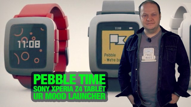 #freshnews 803 Pebble Time. Sony Xperia Z4 Tablet. UR Mood Launcher