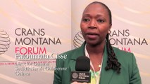 FATOUMATA CISSE - Crans Montana Forum (Jean-Paul Carteron) - African Women's Forum