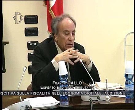Roma - Economia digitale, audizione Professor Gallo (24.02.15)