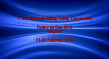 Speciale 1° International Rotary Sitting Volley Cup 2015 (Cagliari, 22/02/15)