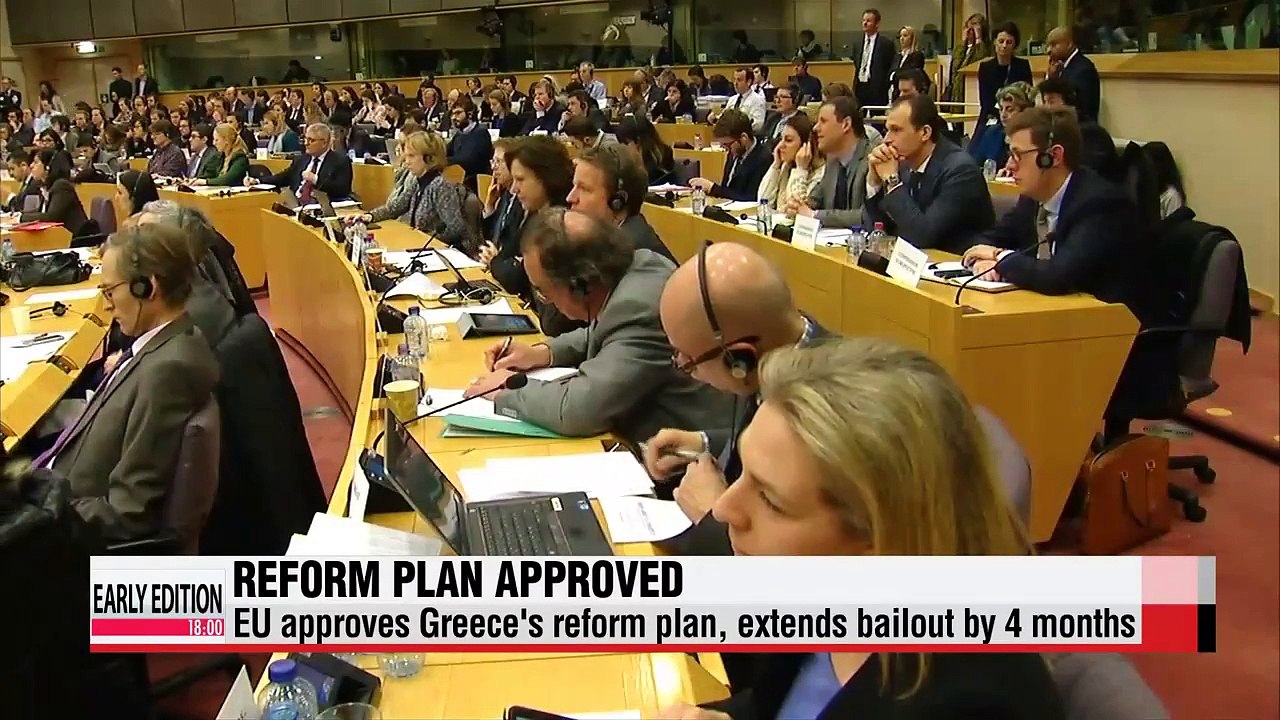 Eurozone finance ministers approve Greece's reform plan