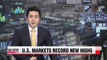 U.S. markets record new highs, following Yellen Senate testimony