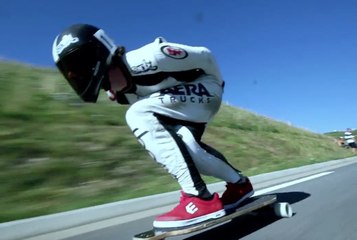 Longskating race at Peyragude