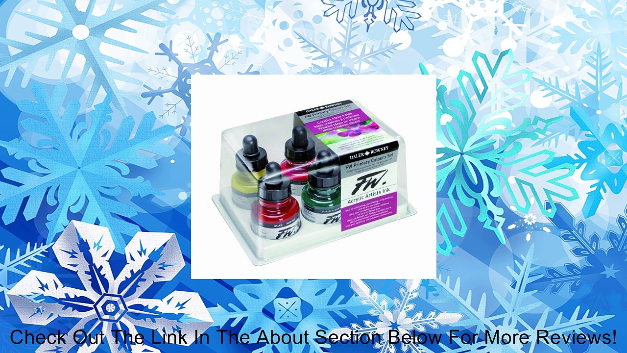Fw Acrylic Artists Ink Primary Colors Set/6 Review