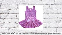 AvaCostume Girls Lovely Tank Leotard Dress, 5, Pink Review