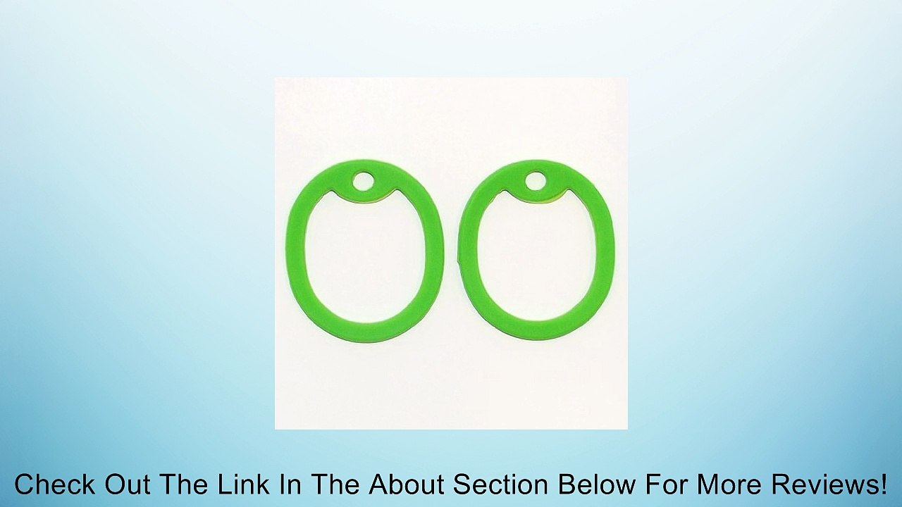 2 Lime Green Dog Tag Silencers - Military GI Silencer - Tag-Z Dog Tag Silencers - FREE SHIPPING! Review