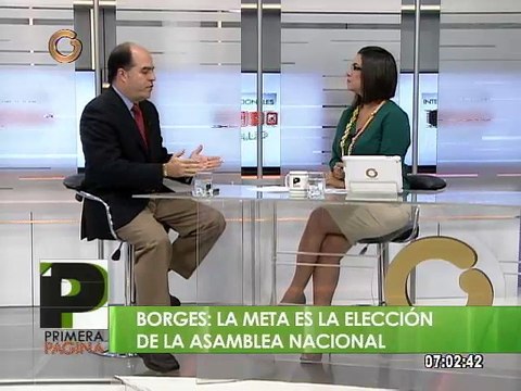 Borges: Estamos en una lucha abierta y transparente
