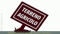 MATERA, BERNALDA   TERRENO COLTIVABILE MQ 8 EURO 5