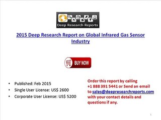 2015-2020 Global Infrared Gas Sensor Industry Research Report