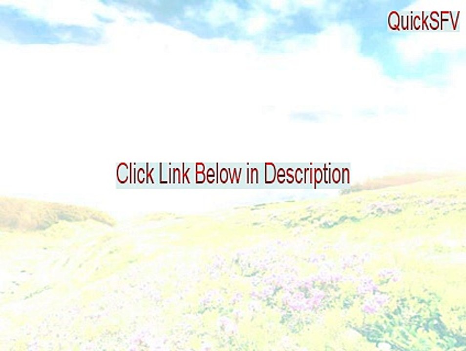 QuickSFV (64-bit) Full (Free Download)