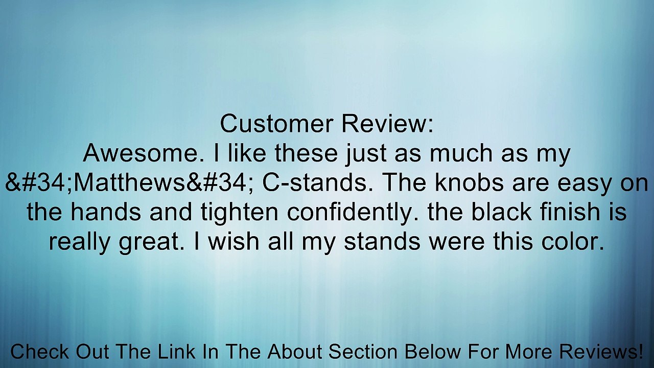 Kupo Master 20-Inch C Stand with Sliding Legs - Silver, KS702212 Review