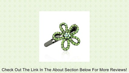 DoubleAccent Hair Jewelry Flower Magnet Barrette Color Review