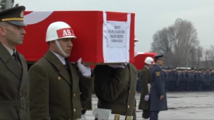 Şehit Pilotların Naaşı Memleketlerine Gönderildi (3)