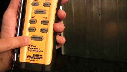 Humidity Meters - Fieldpiece SRH3 Digital In-Duct Psychrometer