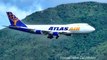 Boeing 747-400 and 747-8 Freighter Cargo Landing in Hong Kong Airport. Atlas Air Cargo and Polar Air Cargo
