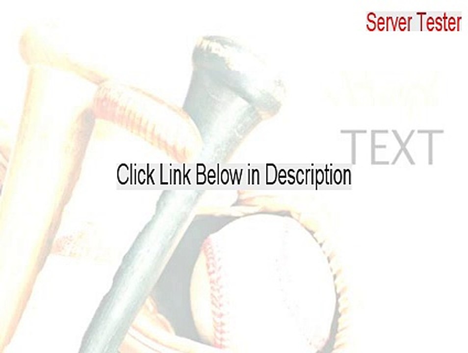 Server Tester Crack (Instant Download 2015)