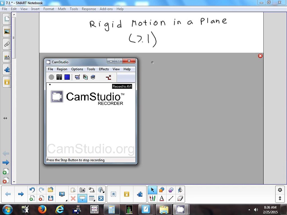 7.1 Rigid Motion in a Plane 2-25-15