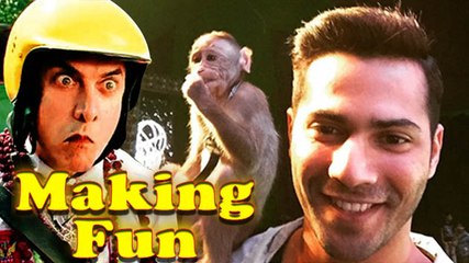 Varun Dhawan MAKES FUN Of 'PK'