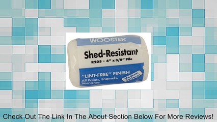 Wooster Brush R205-4 Super Doo-Z Roller Cover 3/8-Inch,  4-Inch Review