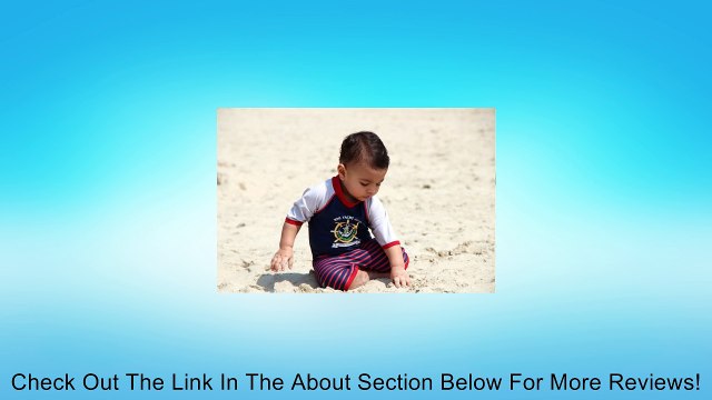 UV Swimwear -UPF 50+ Baby One Piece Swimsuit by Little Scherrer-Mini Yacht Club Review