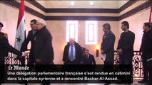 Syrie : des parlementaires français rencontrent Al-Assad en catimini