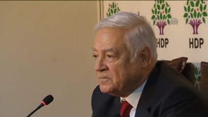 Dengir Mir Mehmet Fırat ile Prof. Dr. Sancar, Hdp'den Milletvekili Aday Adayı Oldu